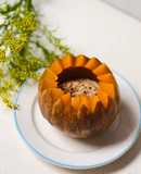 Óc heo chưng bí đỏ - Món ăn cho bé