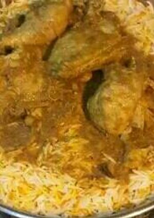 صورة لوصفة صالونة دجاج مع الارز