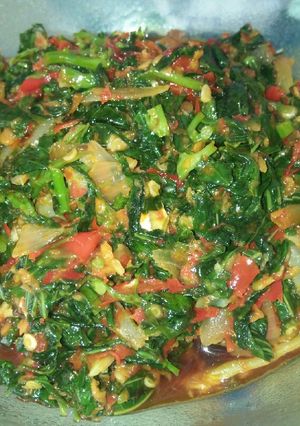 Foto resep Sambal Daun Singkong