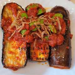 รูปของ Balado terong teri pete
