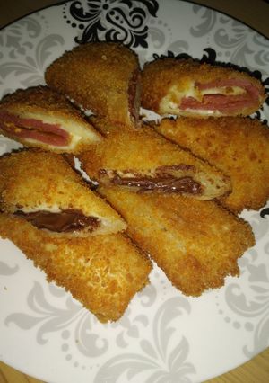 Foto resep Roti goreng coklat keju dan beef mayo❤️