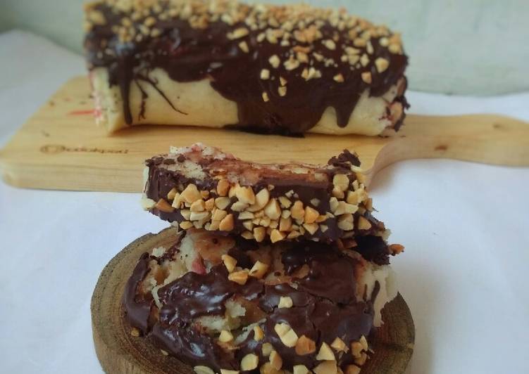 Cara Gampang Menyiapkan Getuk singkong coklat, Menggugah Selera