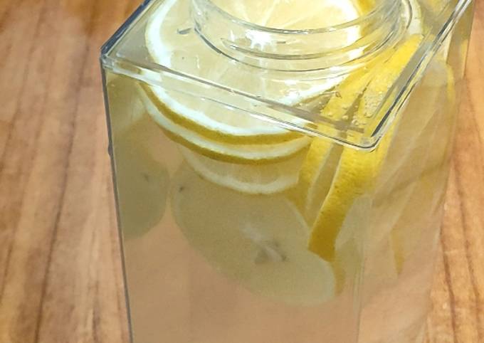 Resep Infused Water Lemon & Jahe Resep Infused Water Lemon & Jahe