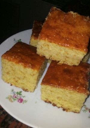 صورة لوصفة الكيكه العاديه 🍊🍊