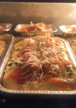 Foto resep Sausage Savory Bread, No Knead