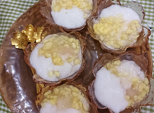 Hình của món Chè bưởi cốt dừa.