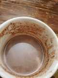 Leche con chocolate caliente