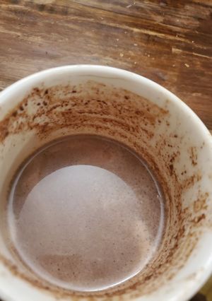 Una foto de Leche con chocolate caliente