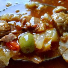 A picture of Callos de Garbanzos.