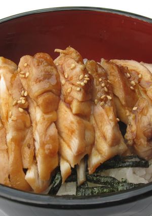 A picture of Chicken Teriyaki Don.