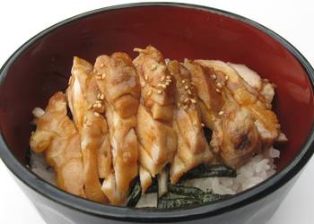 Easiest Way to Make Appetizing Chicken Teriyaki Don