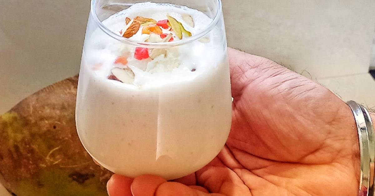 Tender Coconut Milkshake Recipe by Cookinmood with Kanchan Cookpad