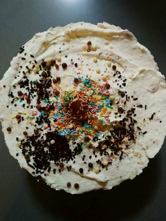 Una foto de Cheesecake de fruitloops