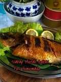 Ikan Siakap Merah Bakar Pes Homemade