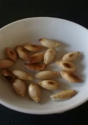 Una foto de Semillitas de zapallo tostadas