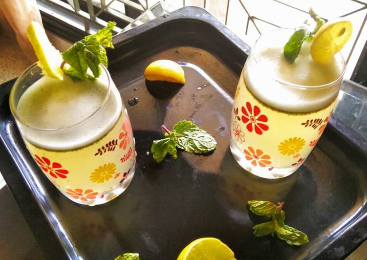 Recipe of Perfect Mint Lemonade