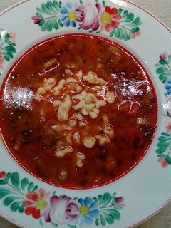 Zöldséges bableves recept fotója