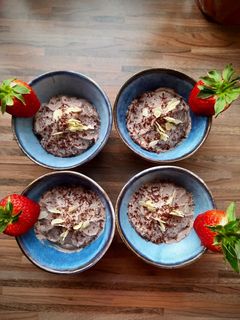 Una foto de ~Mousse de chocolate vegana de tofu ~