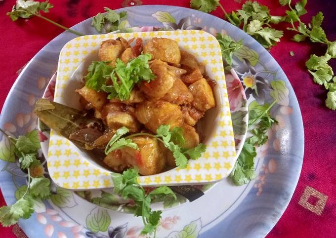 Recipe of Homemade Crispy Arbi ki Sabzi