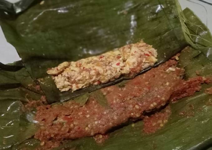 Pepes ikan kembung dan tahu🤤