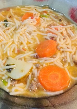 Una foto de Sopa de fideo