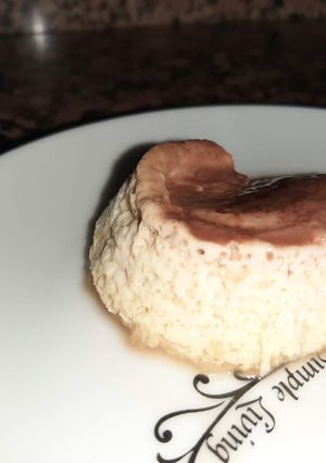Una foto de Flan casero