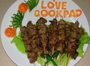 Hình của món Thịt Nướng Xiên.