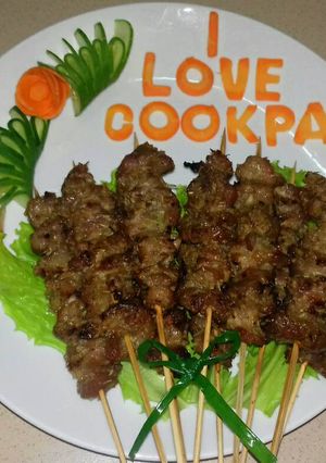 Hình của món Thịt Nướng Xiên.
