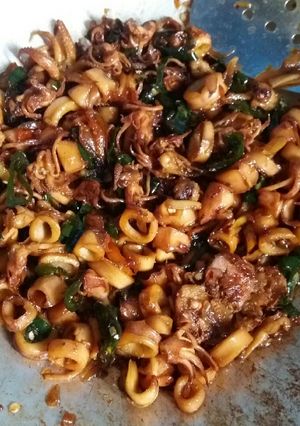 Foto resep Cumi cabe ijo