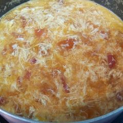 Summer Soup ~~ Tomato Egg Drop Soup A picture of Summer Soup ~~ Tomato Egg Drop Soup.