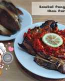 Sambal Panggang Ikan Pari (Ikan Pari asap)