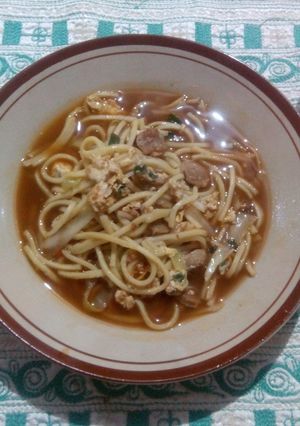 Foto resep Mie rebus tektek