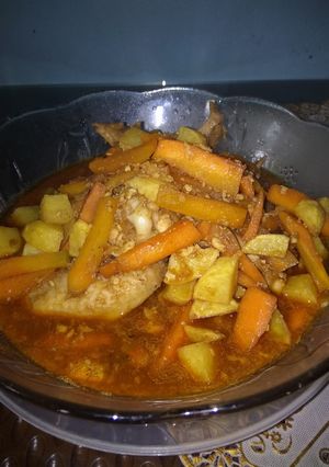 Foto resep Semur ayam wortel kentang