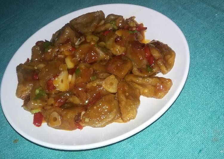 Bakso Goreng Saus Pedas Asam Manis