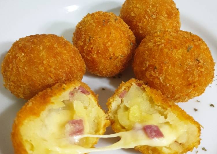 Resep Potato Ham Mozarella, Lezat