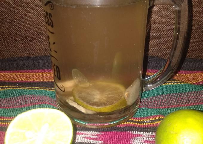 Resep buat Teh Jeruk Nipis Plus Jahe, Madu Dan Vanilla (Java Lemon Tea) yang nagih banget