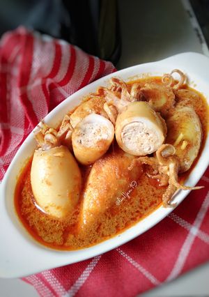 Foto resep Gulai Cumi Isi Tahu