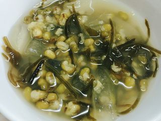 Chè đậu xanh nha đam