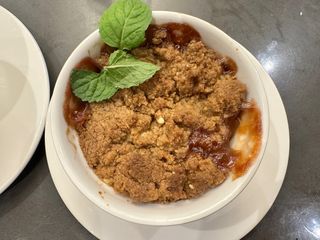 Rhubarb Crumble