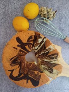 Foto resep Marble Cake Putih Telur