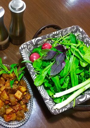 عکسی از دستور خوراک بادمجان رژیمی (یتیمچه)