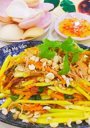 Hình của món Gỏi xoài khô bò.