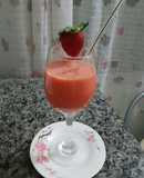 Batido nutritivo de Naranja y frutillas y avena