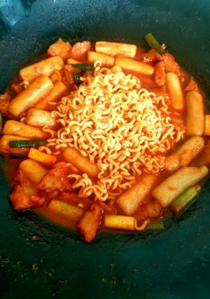 Foto resep -Rabboki (ramen tobboki)