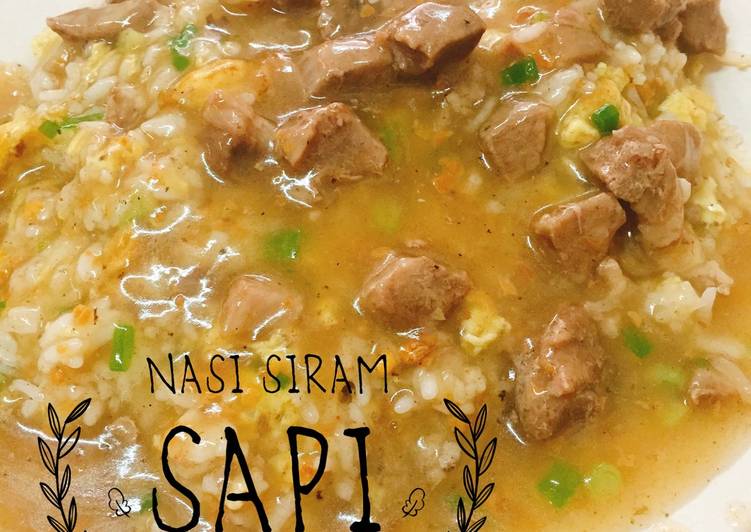 Nasi siram sapi
