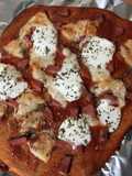 Pizza con harina de trigo de espelta