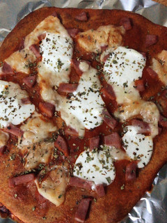 Una foto de Pizza con harina de trigo de espelta