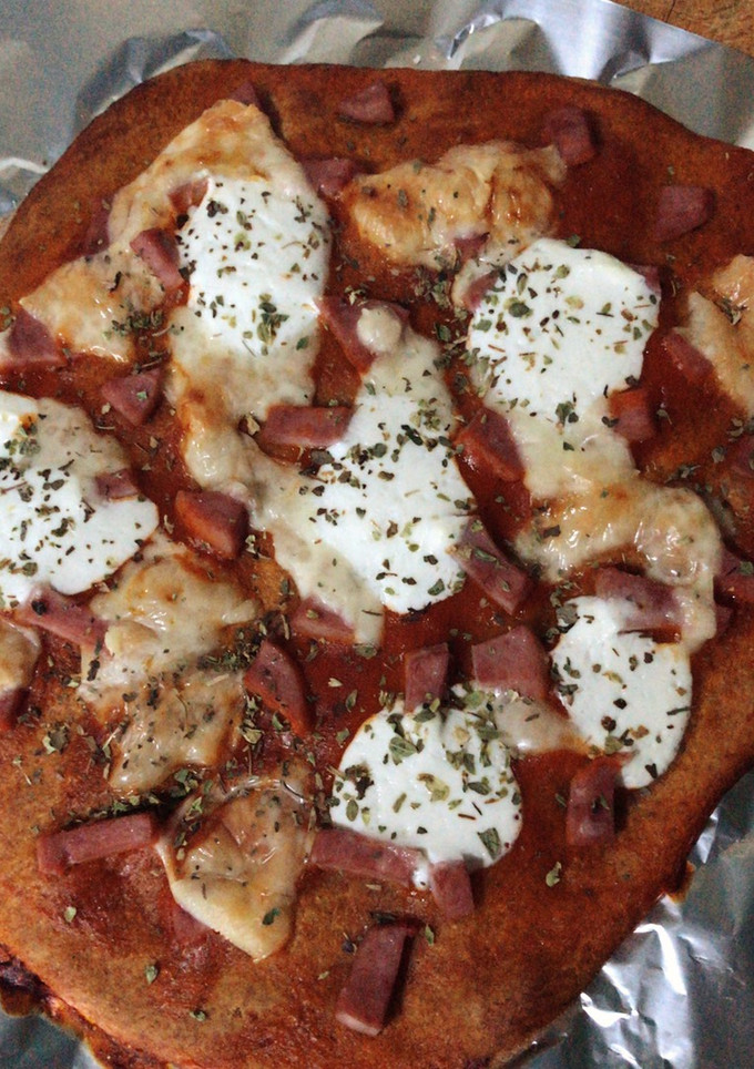 Una foto de Pizza con harina de trigo de espelta
