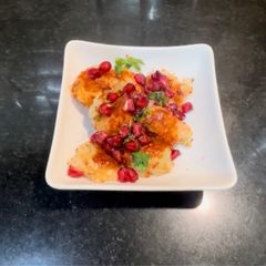 A picture of Delhi Style Shakarkandi Chaat.