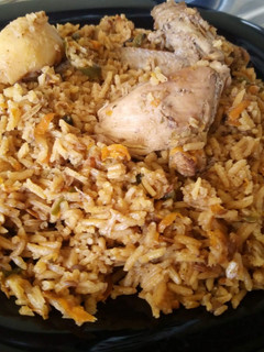 A picture of Chicken pilau.